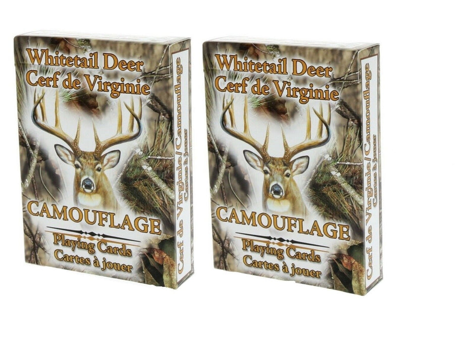 River's Edge #1549 White Tail Deer Playing Cards Set ~ 2-Pack