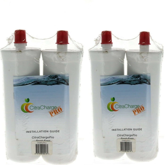 NUVO # CitraPro RC2 H2O CitraCharge Replacement Cartridges ~ 2-Pack ~ 4 Cartridges Total