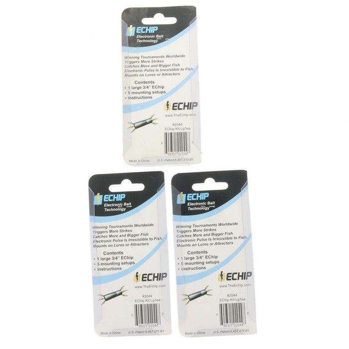 Pro-Troll #2044 E-Chip Kit Electronic Attractor Large ~ 3-Pack