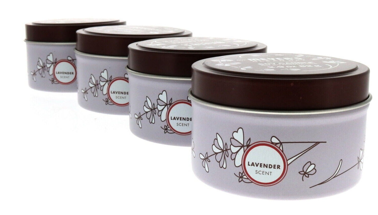 Mrs. Meyer’s #1077249 Clean Day Lavender Soy Candle Essential Oils ~ 4-Pack