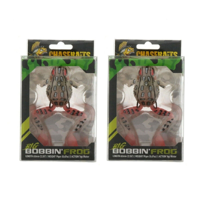 Chasebaits #BF65-03 Big Bobbin Frog ~ 2-Pack