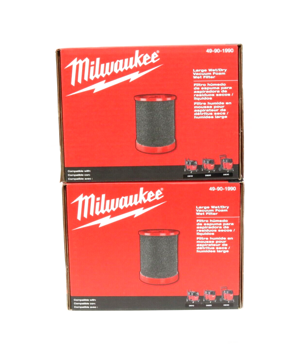 Milwaukee #49-90-1990 Large Wet/dry Vacuum Foam Wet Filter