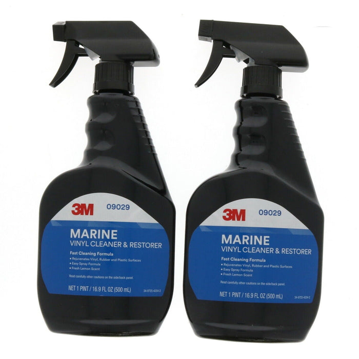 3M #09029   Marine Vinyl Cleaner Restorer Spray 16.9oz ~ 2-Bottles