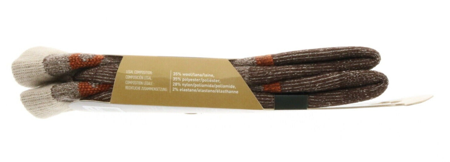 Lorpen #H2MDBROWN Hunting Coolmax Crew Sock Brown Medium Hiking