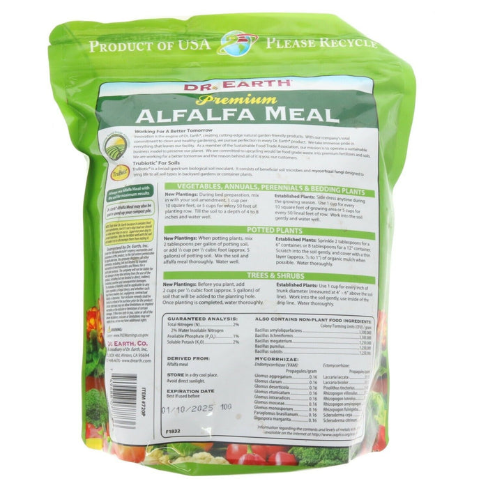 Dr. Earth #702P Alfalfa Meal Fertilizer Garden