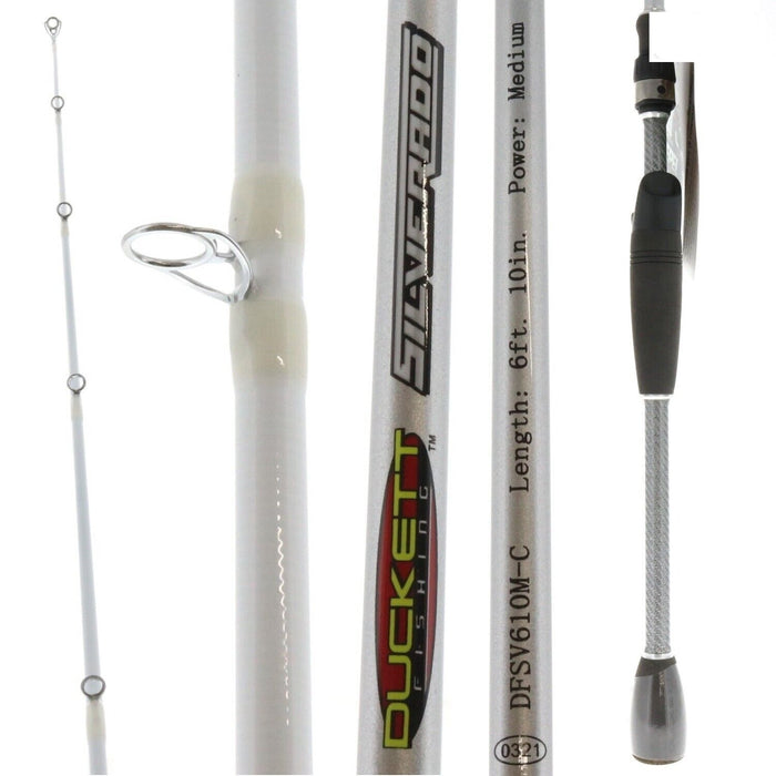 Duckett Fishing # DFSV610M-C Silverado Medium Casting Rod Fishing 6'10"