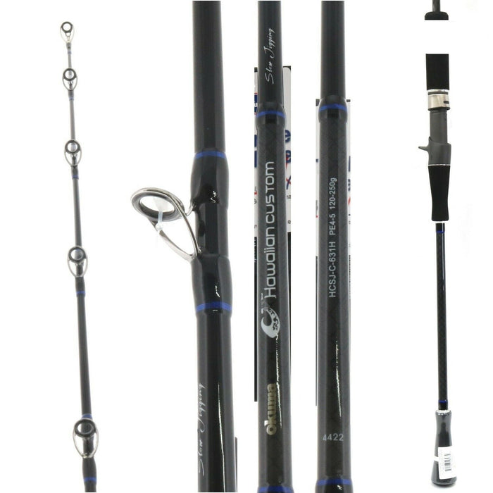 Okuma #HCSJ-C-631H Hawaiian Custom 6'3" Heavy Casting Fishing Rod
