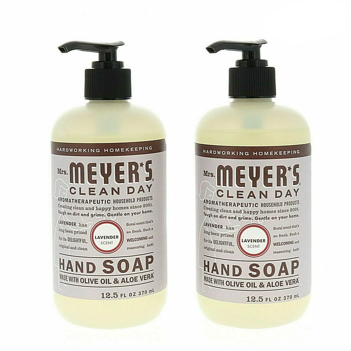 Mrs. Meyer's #651311   Liquid Hand Soap Lavender Scent ~ 2-Bottles