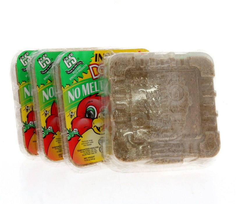 C&S Year Around Wild Bird Suet Insect Cakes ~ 4-Pack