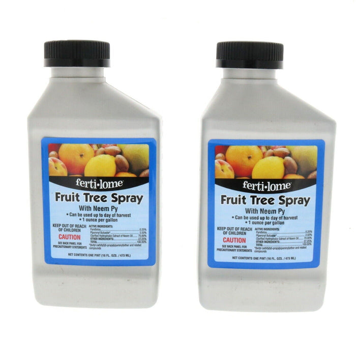 Fertilome #BAC367   Fruit Tree Spray Concentrate With Neem Py 16 OZ ~ 2-Bottles
