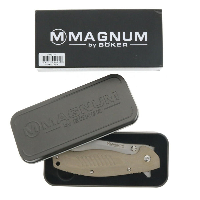 Boker #01MB703 Magnum Delta Whiskey 3.25" Drop Point Folding Blade