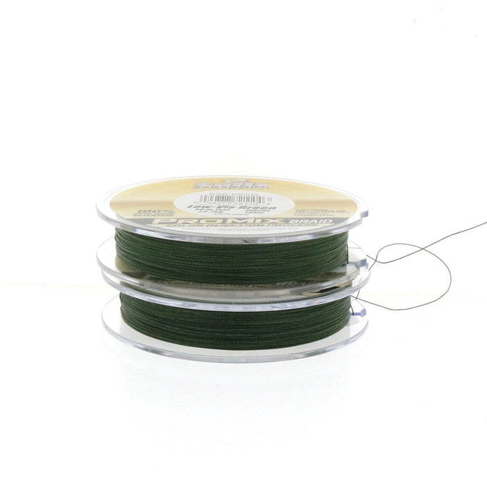 Sufix #630-050G ProMix Braid Fishing Line 50lb 150yds Low-Vis Green ~ 2-Pack