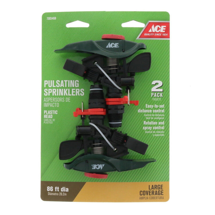 Ace Hardware #7005468 Pulsating Sprinklers Plastic Garden Lawn