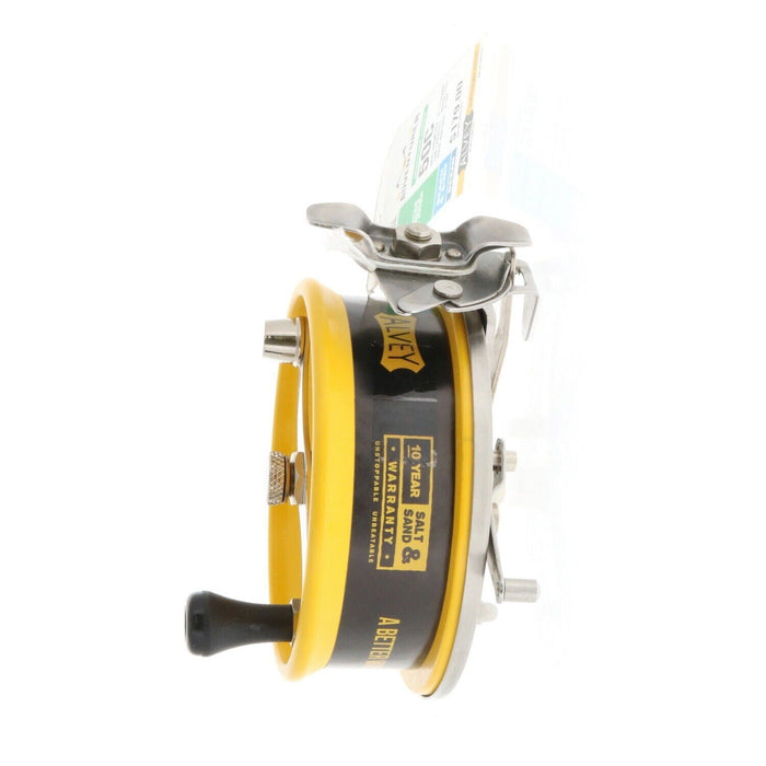 Alvey #50C  Adventurer Series Yellow Fishing Reel Right Hand