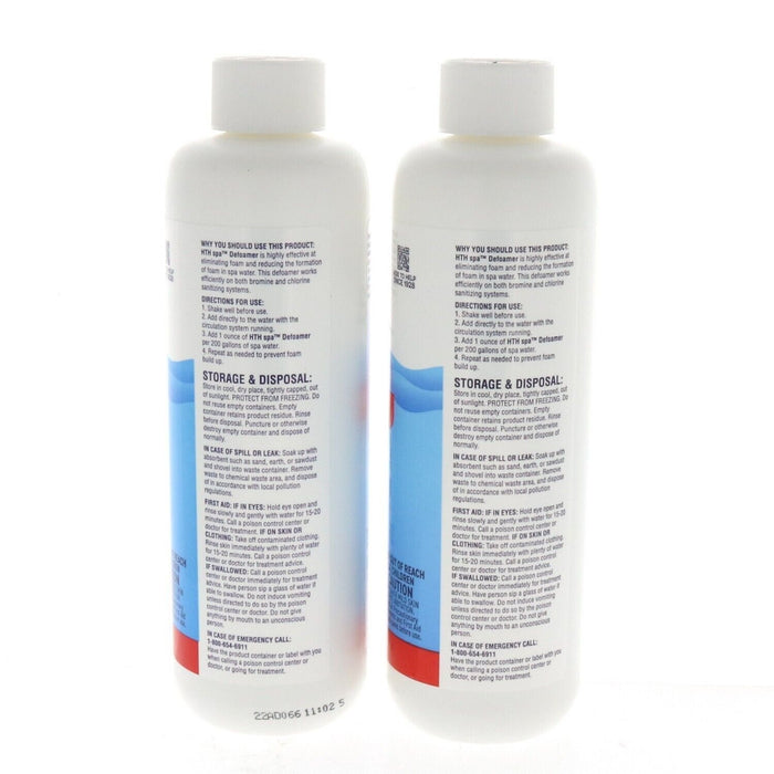 HTH Spa #352944 Defoamer Liquid~ 2-Pack 36oz Total