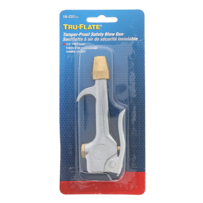 Tru-Flate #18-237CAN Safety Compressed Air Blow Gun Grip Tool Lever Nozzle