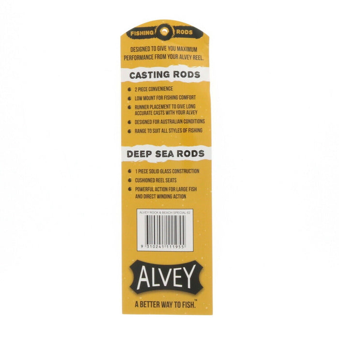 Alvey 11.8 ft Surf Saltwater Fishing Rod 2 PC