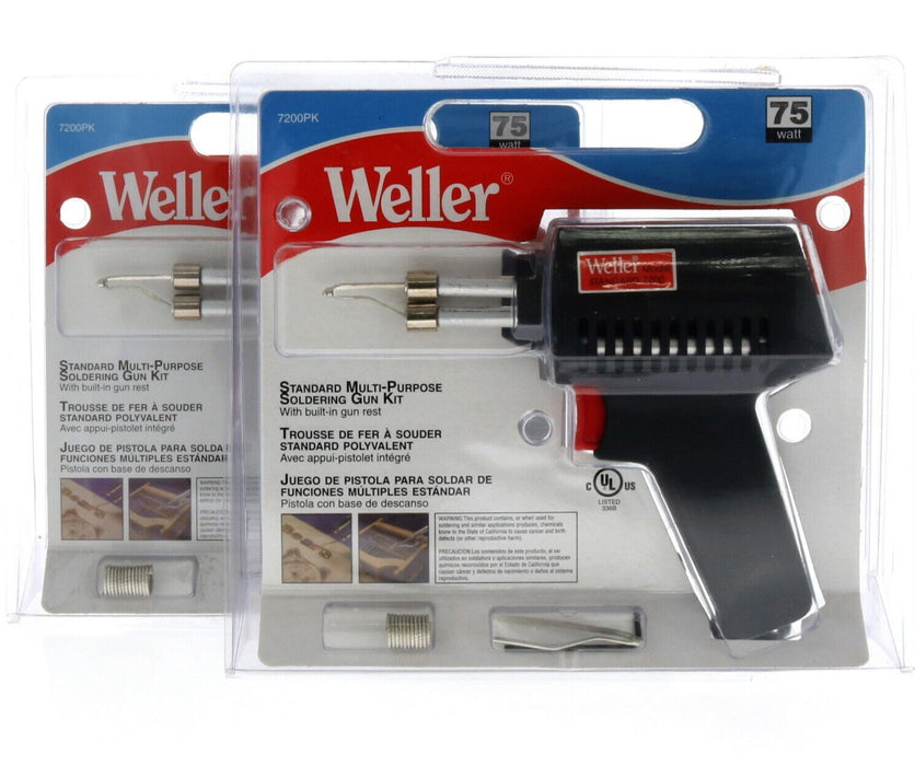 Weller #7200PK Multi-Purpose Solder Gun Kit 75W ~ 2-Pack