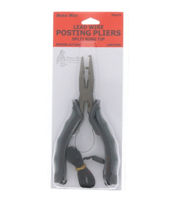 Beau Mac #PALP5 Lead Wire Posting Pliers Split Ring Tip Fishing