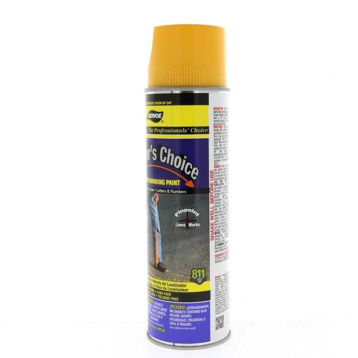 Aervoe #1454 Locator's Choice Premium Marking Paint Yellow