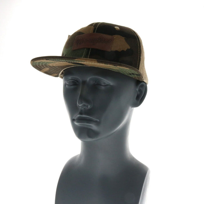 Wrangler #W130-89782CA Men's Camo Mesh Back Logo Patch Baseball Cap