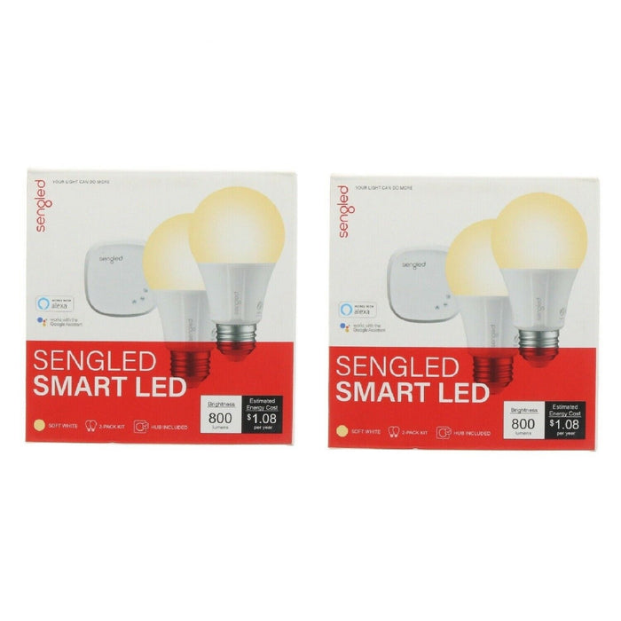 Sengled #19070072 Smart LED Light Bulb Starter Kit E11-G13 ~ 2 Pack