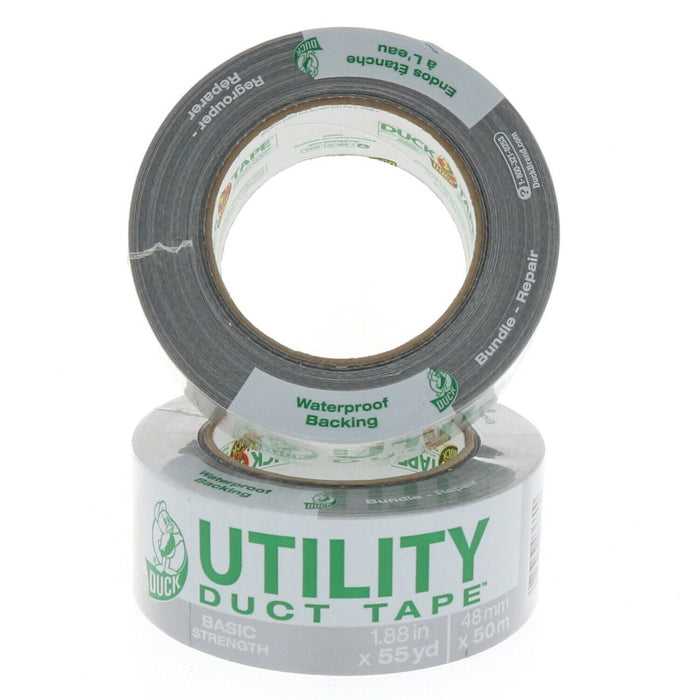 Duck Tape Utility Duct Tape 1.88 " x 55 Yards ~ 2-Pack ~ 110 Yards Total