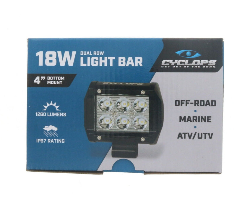 Cyclops #CYC-LBDR18-BM 18W Dual Row Light Bar C3B Series