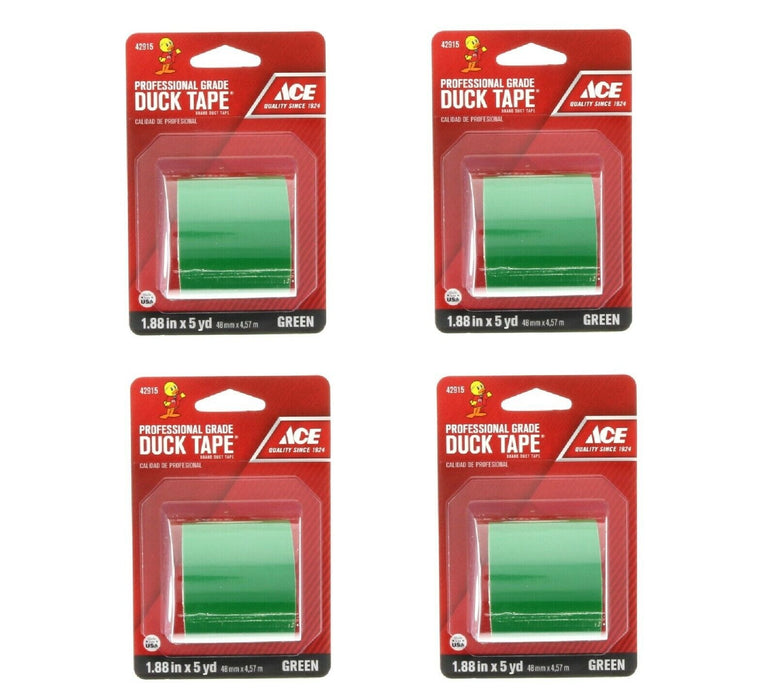 Ace Hardware #42915 Green Duck Duct Tape 1.88" ~ 4-Pack