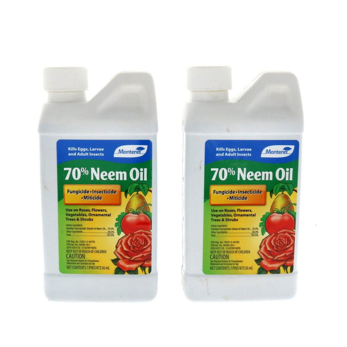 Monterey #7395825 70% Neem Oil Insects Disease Control ~ 2-Pack