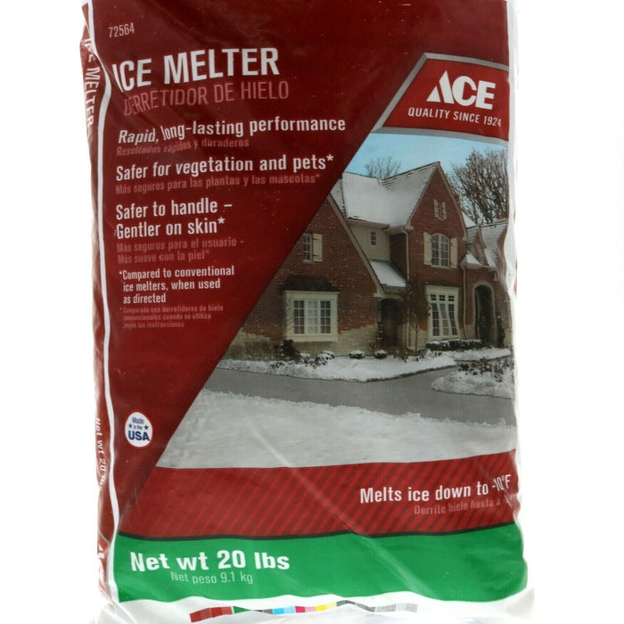 Ace Hardware #7057615 Ice Melter 20lb Ice Snow Melt Crystal