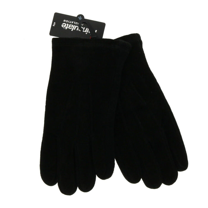 3M Thinsulate #2066T Richmond Classic Gloves Men Suede Insulated Black Driving Gloves M