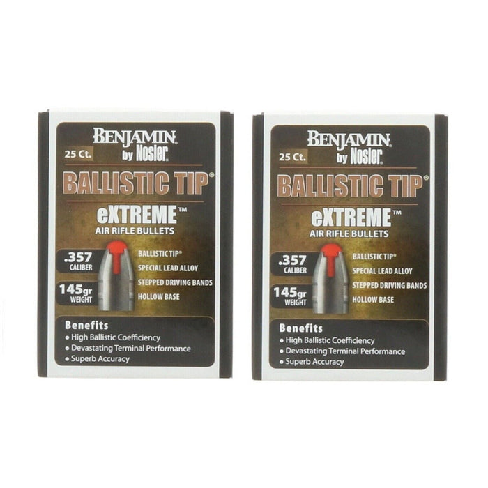 Crosman #BPN357   Benjamin Extreme Pellets .357 145 Grain BPN357 ~ NEW ~ 2-Pack