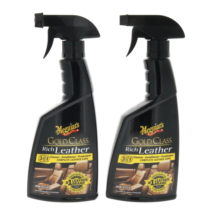 Meguiar's #G10916 Complete Leather Care Spray Clean Condition ~ 2-Pack