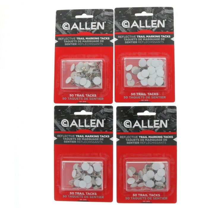 Allen #47 Trail Marking Reflective Tacks ~ 4-Pack ~ 200 Trail Tacks Total