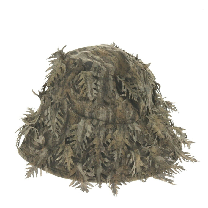 QuikCamo 3D Leafy Camo Bucket Hat with Face Concealment Mossy Oak Bottomland