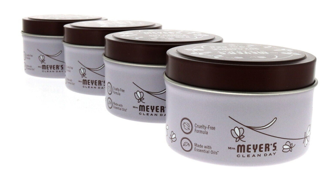 Mrs. Meyer’s #1077249 Clean Day Lavender Soy Candle Essential Oils ~ 4-Pack