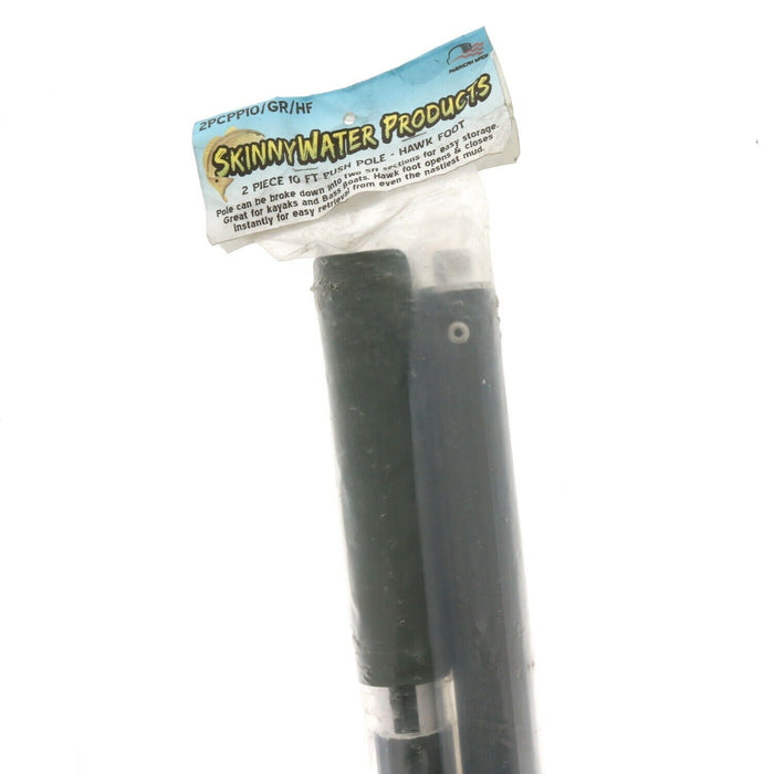 SkinnyWater Products #2PCPP10/GR/HF Green Push Pole 10 ft Boat