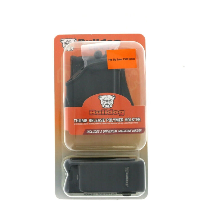 Bulldog # TR-S938 Thumb Release RH Paddle Holster For Sig Sauer