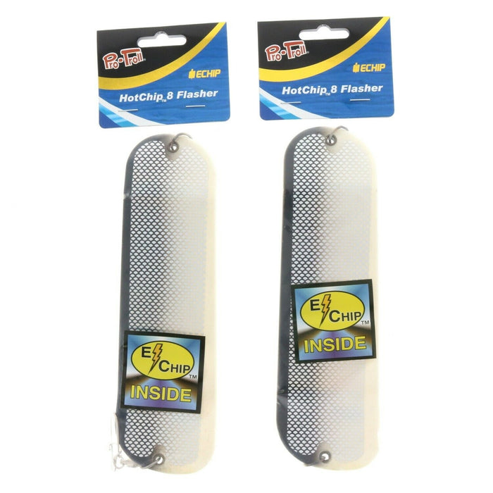 Pro-Troll #HC8-782 HotChip 8" Police Car Fishing Flasher ~ 2-Pack