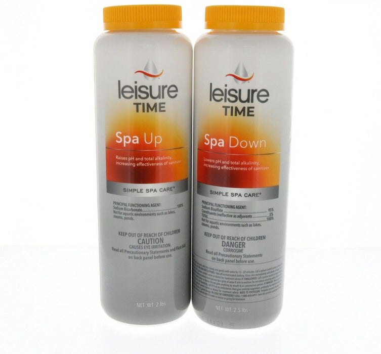 Leisure Time #22339A & #22338A Spa UP 2lbs & Spa DOWN 2.5lbs Combo Pack