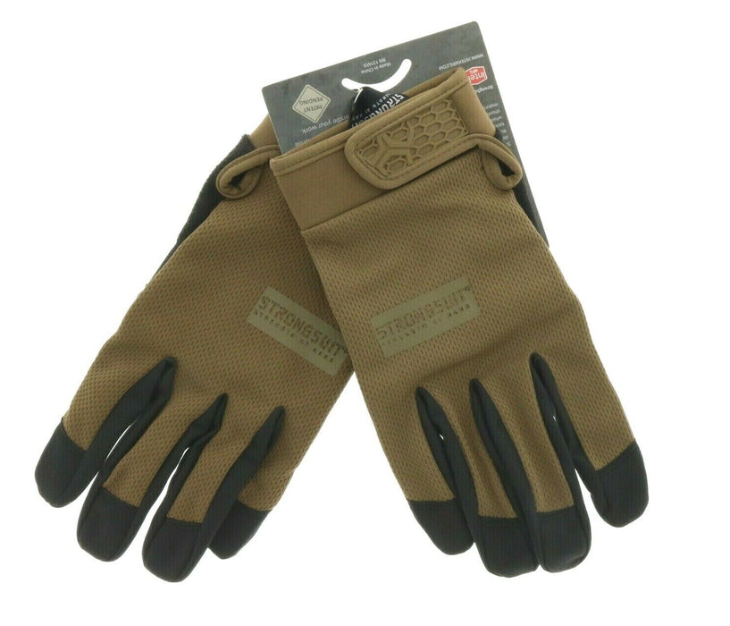 StrongSuit #50120-XXL Second Skin Gloves Brown Work Hunting XXL ~ 2-Pack