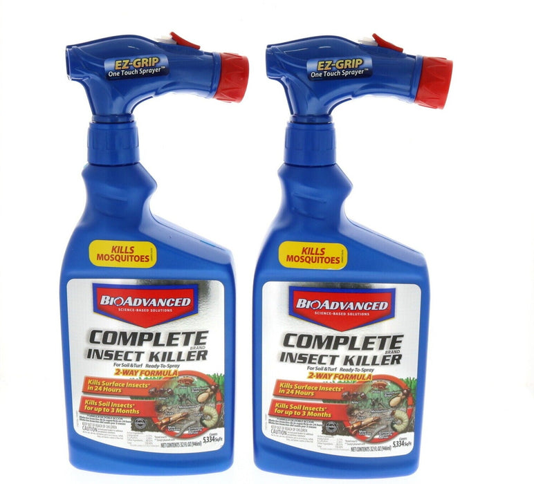 BioAdvanced #700280B Lawn Turf Insect Killing Spray 32oz ~ 2-Pack