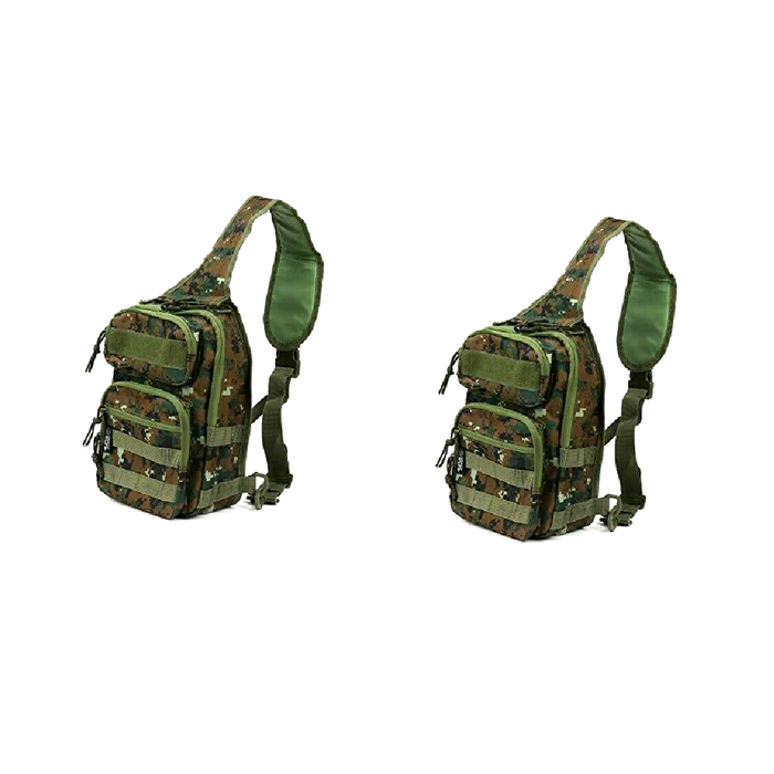 Osage #ORFSBC   River Fishing Sling Bag Water Resistant Tackle Storage  Camo ~ 2-Bags