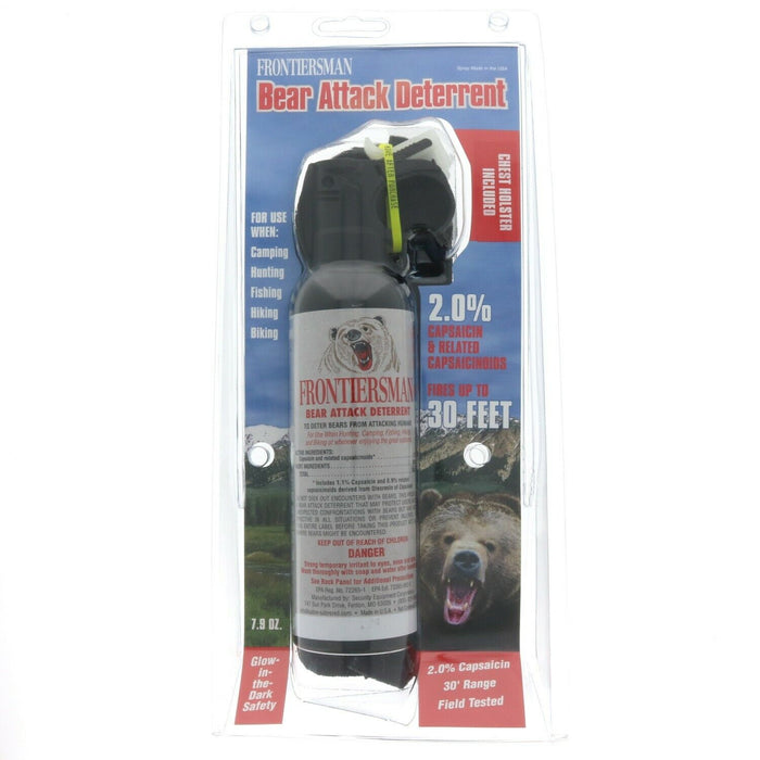 Frontiersman #FBAD05 Bear Deterrent & Chest Holster 7.9oz 30ft Range