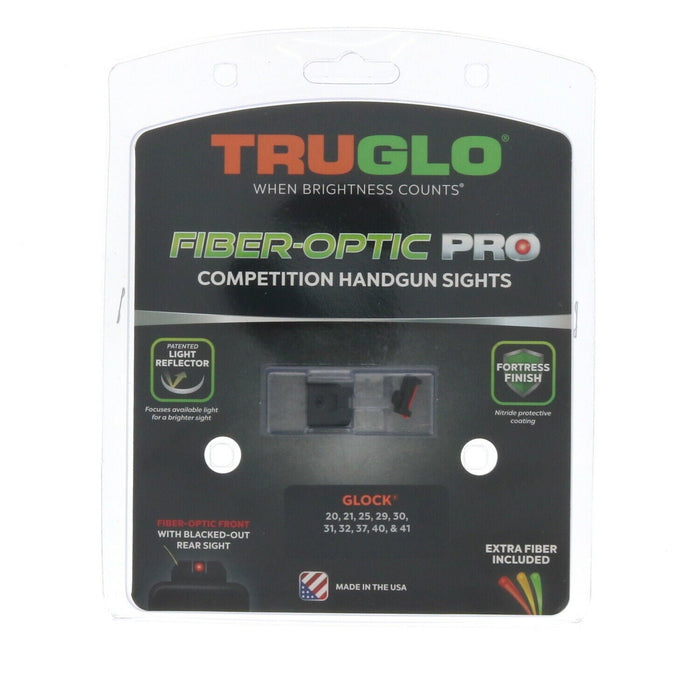 TruGlo #TG132G2  Fiber Optic Pro Competition Handgun Sight Glock