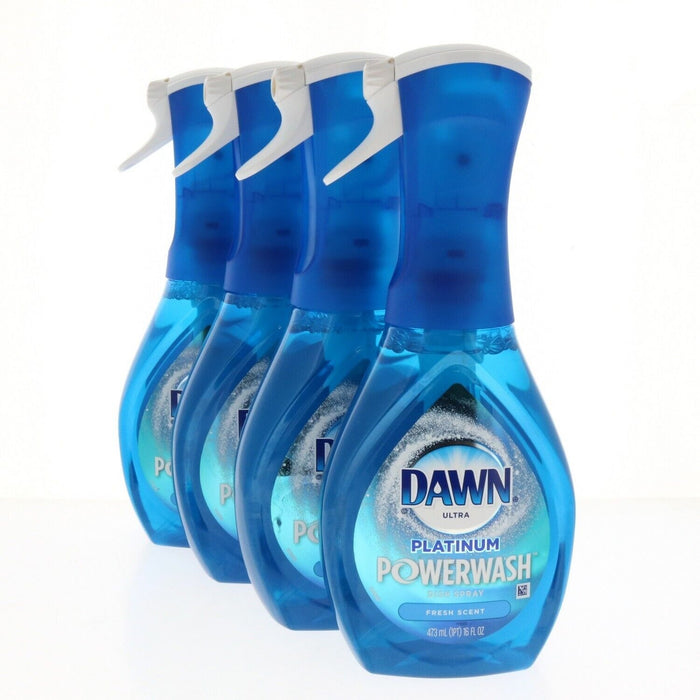 DAWN #90067792 Ultra Power Wash Platinum Fresh Scent Spray 16oz Bottle ~ 4-Pack
