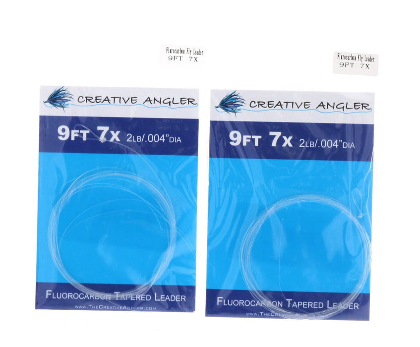 Creative Angle Fluorocarbon Tapered Leader Line 9Ft 1X /2X / 3X / 4X