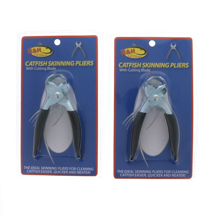 H&H #SP100 Catfish Skinning Plier with Cutting Blade ~ 2 Pack