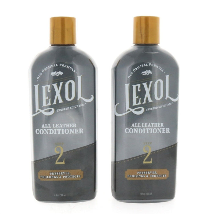 Lexol #LXBCD16 Step 2 All Leather Conditioner ~ 2-Pack